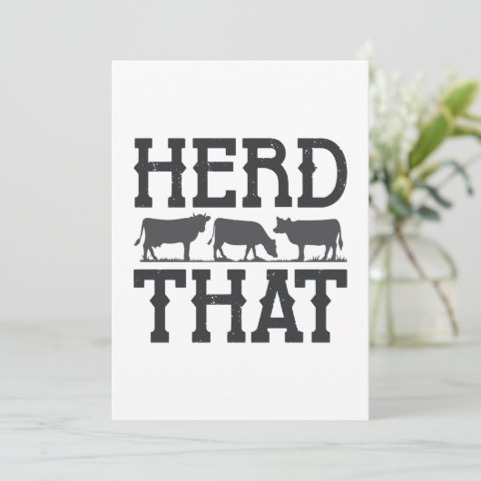 Herd That Bedankkaart (Staand voorkant)