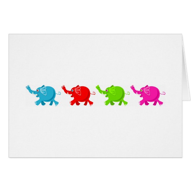 Herd van Elephants (Voorkant Horizontaal)