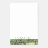 Herd van Elephants Post-it Notes (Voorkant)