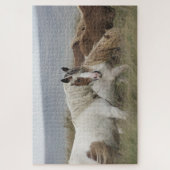 Herd van wilde paarden legpuzzel (Verticaal)