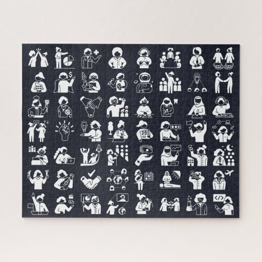 Herdefiniëren van vrouwen puzzel (Horizontaal)