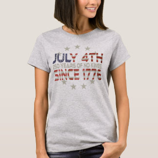 Herdenk onze natie 250e 4 juli t-shirt