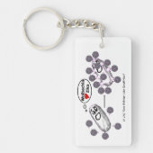 Herdenk Zika 2-gesteunde Sleutelhanger door RoseWr (Voorkant)