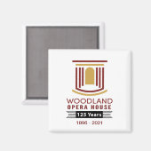 Herdenking 125e Jubileum WOH Magnet Magneet (Voorkant / Achterkant)