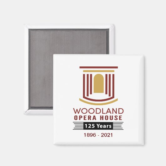 Herdenking 125e Jubileum WOH Magnet Magneet (Voorkant / Achterkant)