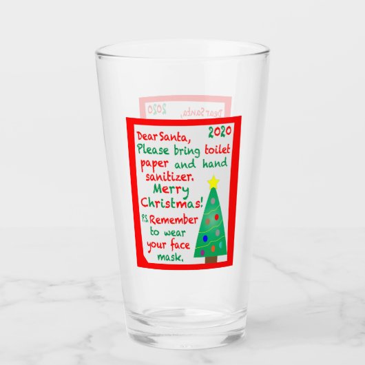 Herdenking 2020 Kerstmis Glas (Voorkant)
