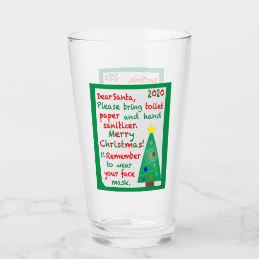 Herdenking 2020 Kerstmis Glas (Voorkant)