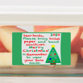 Herdenking 2020 Kerstmis Labels (Aangebracht)