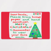 Herdenking 2020 Kerstmis Labels (Design 2)