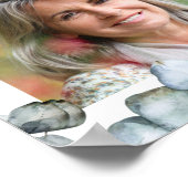 Herdenking 21 Foto Collage Eucalyptus Schrift Poster (Hoek)