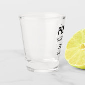 Herdenking Afstuderen 2023 Shot Glas (Links)