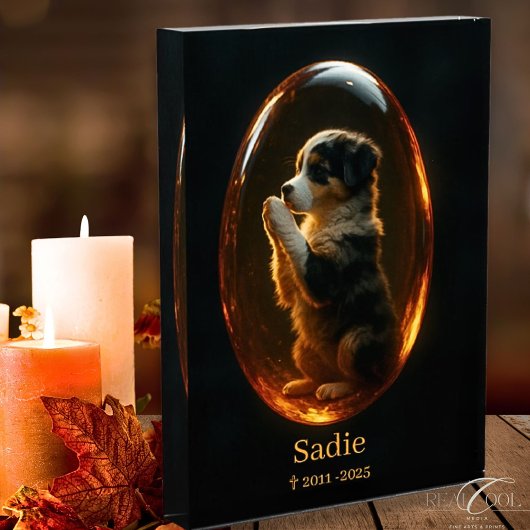 Herdenking Australische Herdershond Fotoblokken