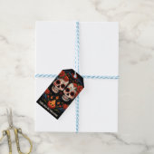 🌹Herdenking bloeit: Dia de Muertos 🌹 Cadeaulabel (Met Touw)