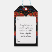 🌹Herdenking bloeit: Dia de Muertos 🌹 Cadeaulabel (Achterkant)