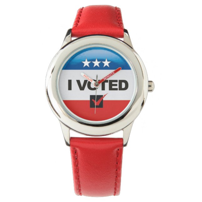 Herdenking · Eerste verkiezing · Ik heb gestemd Horloge (Voorkant)
