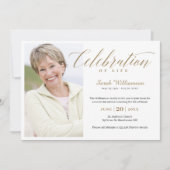 Herdenking Foto Herinnering Kaart (Voorkant)