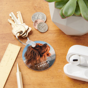Herdenking foto Memorial Pet Sleutelhanger