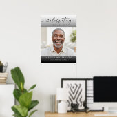 Herdenking Foto Script Viering van het Leven Herde Poster (Thuiskantoor)