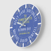 Herdenking huwelijk en huwelijk. grote klok (Hoek)