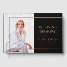 Herdenking Keepsake Modern Memorial Funeral