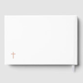 Herdenking Keepsake Modern Memorial Funeral Gastenboek (Achterkant)