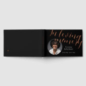 Herdenking Keepsake Modern Memorial Funeral Gastenboek (Volledig)