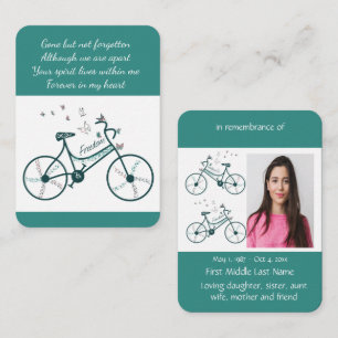 Herdenking: Levensherfst Bike Butterflies Visitekaartje