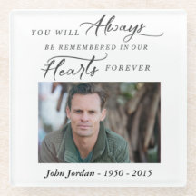 Herdenking Memorial Foto Onderzetter