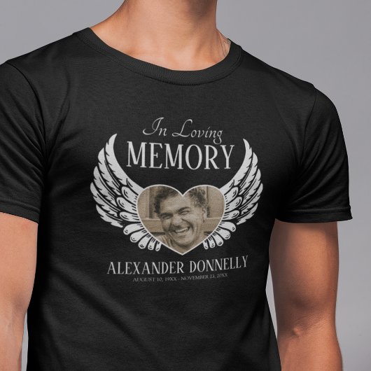 Herdenking Memorial Foto T-shirt