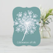 Herdenking op maat, viering van het leven kaart (Staand voorkant)