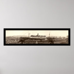 Herdenking Panama Foto 1939 Poster