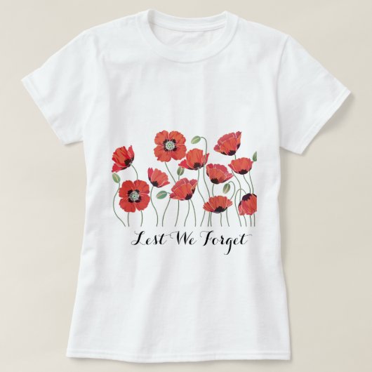 Herdenking Poppie T-shirt (Design voorkant)