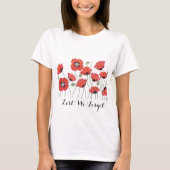 Herdenking Poppie T-shirt (Voorkant)