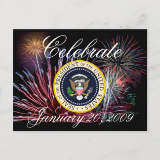 Herdenking President Obama Inauguratie Briefkaart