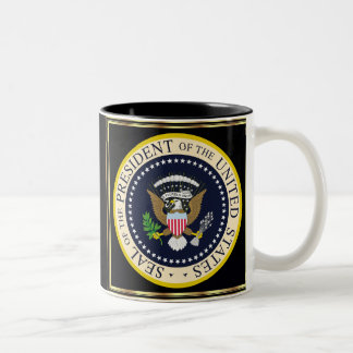 Herdenking President Obama Inauguratie Tweekleurige Koffiemok