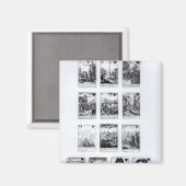 Herdenking speelkaarten magneet (Voorkant / Achterkant)