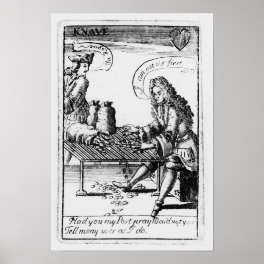 Herdenking speelkaarten poster (Voorkant)