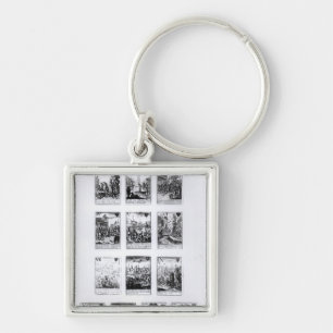 Herdenking speelkaarten sleutelhanger