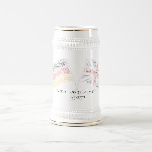 Herdenking van de Britse strijdkrachten Duitsland Bierpul (Center)