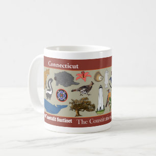 Herdenking van de Connecticut-staat Mok