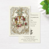 Herdenking van de Eerste Heilige Communie van Eleg Visitekaartje (Bureau)