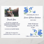 Herdenking van de Funeral Order of Service Program (Voorkant)