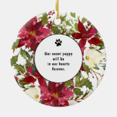 Herdenking van de Golden Retriever Keramisch Ornament (Achterkant)