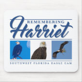 Herdenking van de Harriet SWFL Eagle Cam Muismat (Voorkant)