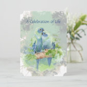 Herdenking van de herdenking van het leven - Paar Kaart (Staand voorkant)