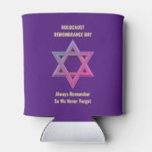 Herdenking van de holocaust Herdenking Dag Herdenk Blikjeskoeler (Achterkant)