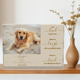 Herdenking van de hond - fotoblokken