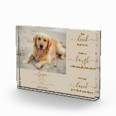 Herdenking van de hond - fotoblokken (Rechts)
