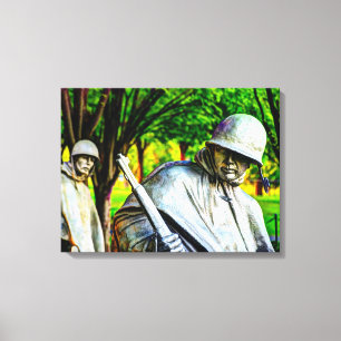 Herdenking van de Koreaanse Oorlog Canvas Afdruk