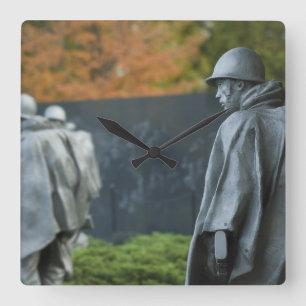 Herdenking van de Koreaanse Oorlog Vierkante Klok